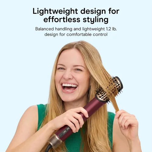 Miniatura 5 de Infiniti PRO CONAIR - Varita de secado de cabello 5 en 1, alisadora y estilizadora, secador de pelo digital todo en uno con motor iónico, incluye 4