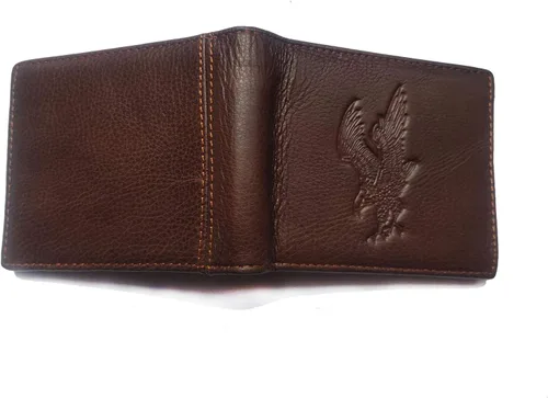 Miniatura 111 de Hombres Cool Eagle Wolf Caballo Totem Cuero Vaca Vertical Cartera Cremallera Multi-tarjeta Titular, Tótem de caballo, Minimalista
