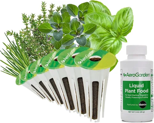 Miniatura 8 de AeroGarden Kit de Cápsulas de Semillas de Hierbas Italianas Surtidas, 6 Cápsulas