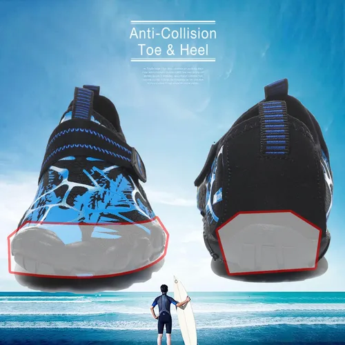 Miniatura 4 de Quickshark - Zapatos de agua infantiles para interiores y exteriores, sandalias de secado rápido, ligeras, para caminar, playa, piscina o natación