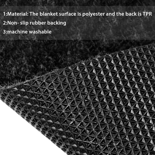 Miniatura 3 de Nuanchu 4 alfombrillas de inodoro para eliminar olores, almohadillas de orina para baño, baño, baño, color negro y gris