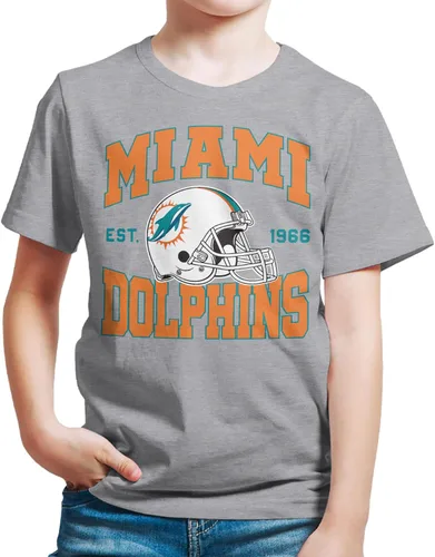 Miniatura 5 de Junk Food Clothing x NFL - Casco de equipo - Camiseta de manga corta para niños y niñas con licencia oficial de la NFL