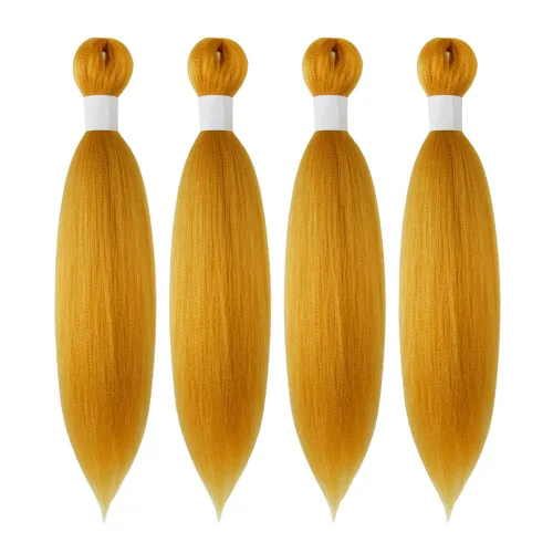 Miniatura 53 de Cabello trenzado preestirado de 10 pulgadas, 4 paquetes, extensiones de cabello corto para trenzas, cabello sintético preestirado #1 (negro azabache)