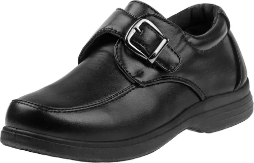 French Toast Zapatos para niños - Zapatos Oxford para niños, uniforme escolar, mocasín, iglesia, zapatos de vestir sin cordones de piel sintética