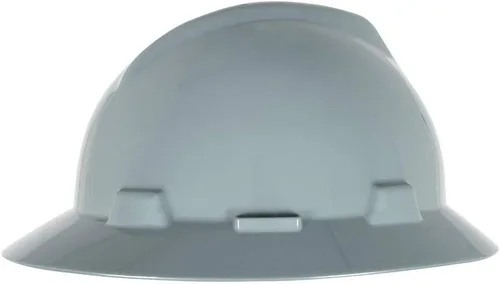 Miniatura 25 de MSA V-Gard Casco de Ala Completa con Suspensión - Carcasa de Polietileno, Protección Superior contra Impactos y Correas de Corona Autoajustables