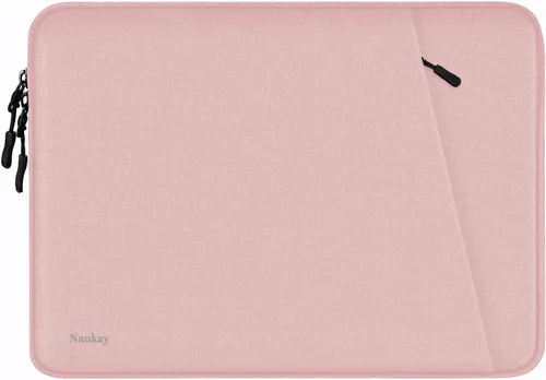 Miniatura 16 de Funda para laptop de 13.3 pulgadas, a prueba de golpes, funda protectora para computadora con bolsillo para accesorios, bolsa para laptop compatible