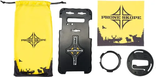 Kit Completo de Digiscopado Phone Skope: Cámara de Alcance Ideal para Caza/Observación de Aves/Astrofotografía - Kit de Adaptador de Alcance