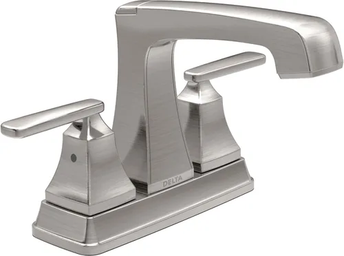 Miniatura 9 de Delta Faucet Ashlyn - Grifo de baño central cromado, grifo de lavabo de baño, tecnología de sello de diamante, ensamblaje de drenaje de metal