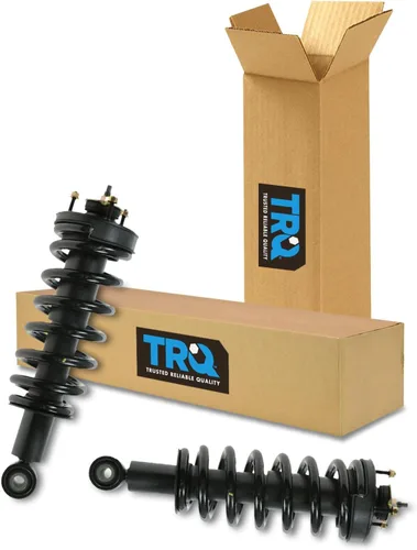 Miniatura 305 de TRQ Conjunto de Amortiguador y Resorte Delantero Cargado con Resorte Helicoidal Pre-ensamblado Compatible con Jeep Cherokee Limited AWD 14-22 Sin