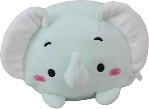 Miniatura 2 de Lindo mini elefante de peluche cilíndrico elefante de peluche, juguetes de peluche, regalos para niños y amantes o decoración del hogar, 8 pulgadas