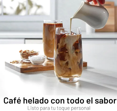 Miniatura 9 de Hamilton Beach Cafetera programable de 2 vías para 12 tazas de café caliente y helado y cafetera de una sola porción, cabezal de ducha AquaFlow