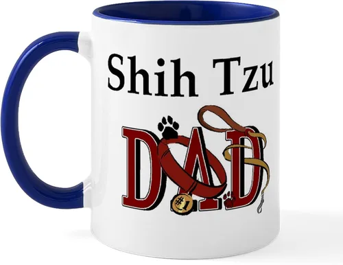Miniatura 42 de CafePress Cute Shih Tzu Dog Mugs - Taza de café de cerámica de 11 oz (11.0 fl oz)