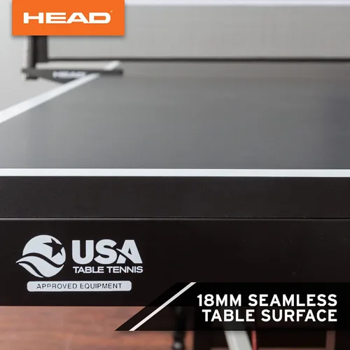 Miniatura 5 de HEAD Summit USA - Mesa de tenis de mesa para interiores, red de grado de competencia, fácil de instalar en 10 minutos, mesa de ping pong con modo