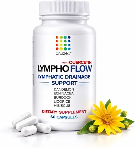 Bruizex Suplemento de drenaje linfático de flujo linfático, apoya la salud del sistema linfático, liposucción, BBL, 360 Lipo, abdominoplastia,
