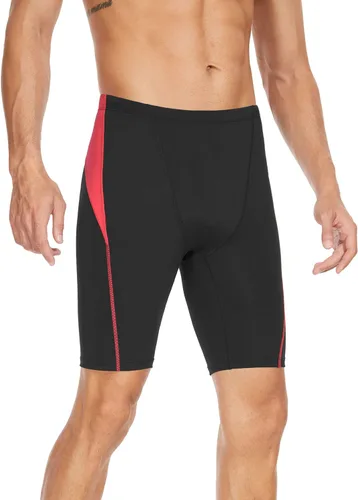 Miniatura 9 de Traje de baño deportivo competitivo para hombre, traje de entrenamiento de resistencia de carreras, pantalones cortos de natación de secado rápido