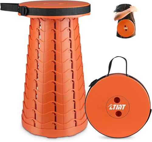 Miniatura 6 de FoldingStool colorido cuerpo taburete plegable portátil capacidad de carga máxima 397 libras, taburetes plegables telescópicos taburetes retráctiles