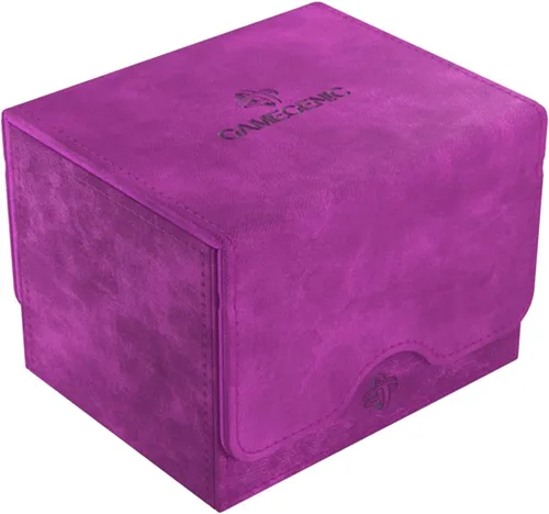 GameGenic Caja de cubierta – Sidekick XL Púrpura 100CT – Almacenamiento de tarjetas TCG, OCG, CCG duradero y resistente – Compatible con Pokemon,