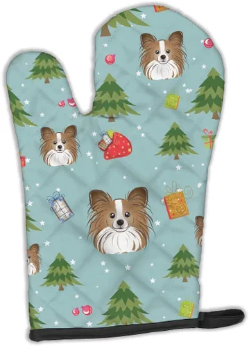 Miniatura 126 de Caroline's Treasures BB4020OVMT Dog House Collection Border Collie - Guante de horno grueso resistente al calor para sartenes calientes y horno