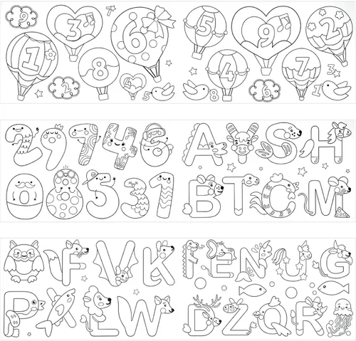 Miniatura 2 de Rollo de dibujo para niños, rollo de papel para colorear para regalo de niños, 120 x 11.8 pulgadas, rollo de papel de dibujo de bricolaje, rollo