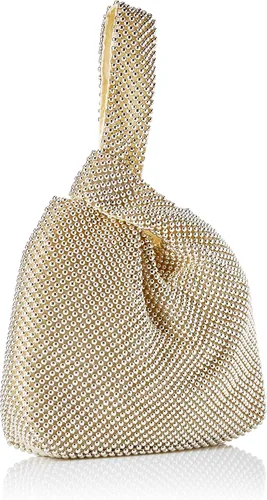 Miniatura 2 de Jessica McClintock womens Logan Mesh Pouch Evening Bag
