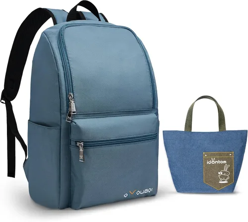 Miniatura 10 de OMOUBOI Mochilas casuales Superbreak Mochila para laptop de 14 pulgadas para mujeres y hombres Apta para turismo y negocios (Negro)