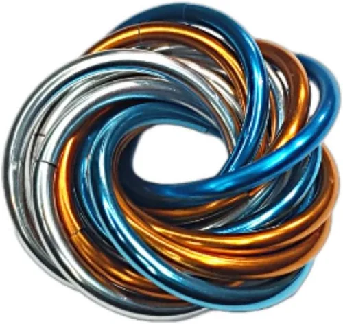 Miniatura 25 de Möbii Fidget Ball (MultiColor): Herramienta de alivio del estrés, ansiedad y estimulación para ADHD, silenciosa, ideal para el hogar, viajes, Rosa