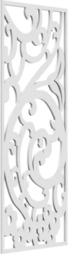 Miniatura 5 de Bridgewater - Paneles de pared decorativos de madera con calado, 9 3/8 pulgadas de ancho x 24 3/8 pulgadas de alto x 1/4 de alto, nogal