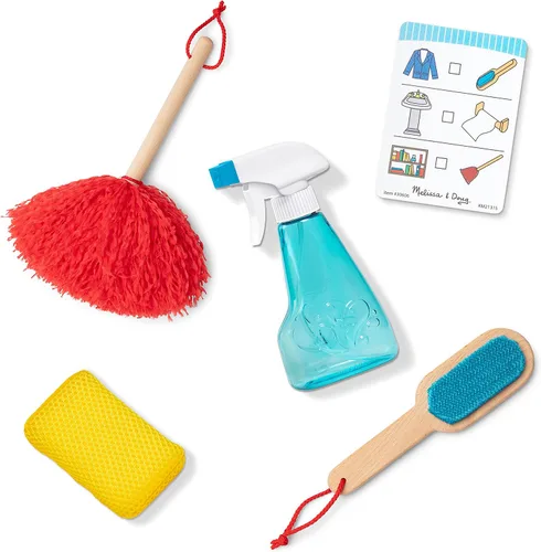 Miniatura 4 de Melissa & Doug Juego de limpieza Deluxe Sparkle & Shine (11 piezas) - Certificado FSC