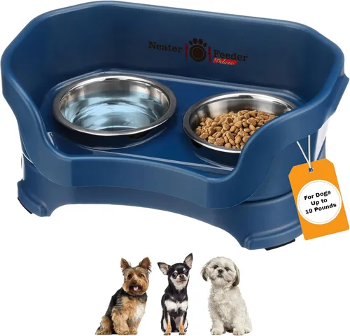 Miniatura 14 de Neater Pet Brands Neater Feeder Deluxe Cuencos para perros a prueba de derrames elevados para perros grandes de más de 40 libras, fabricado en EE.