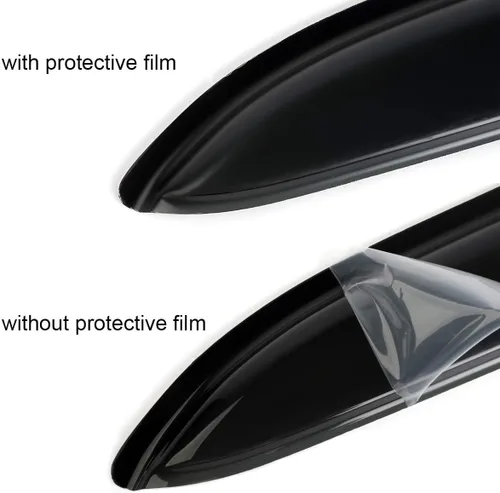 Miniatura 5 de Visera lateral para ventana lateral, deflector de viento, protector de lluvia para Honda Accord Coupe 2003-2007, 2 piezas de montaje exterior