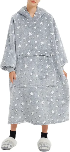Miniatura 51 de KFUBUO Manta portátil con capucha de sherpa para niños, todos los patrones, sudadera de gran tamaño con bolsillo, regalos de cumpleaños para niñas