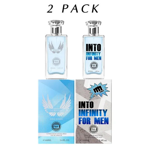 Miniatura 2 de Hybrid & Company Hombres 2 Pcs Courageous Into Infinity Eau De Perfum Vaporisateur Natural Spray