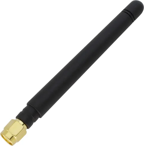 Antena macho SMA - Antena omnidireccional de 850-1900 MHz, conector tipo L/recto, ganancia de 2,5 dBi, GSM CDMA WCDMA (recto - 1 unidad)