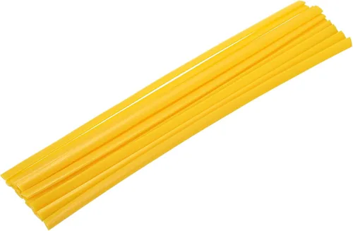 Miniatura 43 de MECCANIXITY 5 varillas de soldadura de plástico amarillo de 0.374 in x 9.843 in HDPE cinta plana de soldadura de plástico para reparar tanques