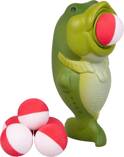 Miniatura 13 de Hog Wild Juguete Lanzador de Pelotas Alce - Relleno de Media Navideña Incluye 4 Pelotas de Espuma Suave - Aprieta para Lanzar Pelotas con Aire hasta