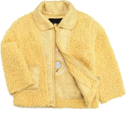 Miniatura 2 de Baby Girls Boys Fleece Leather Jackets Outwear