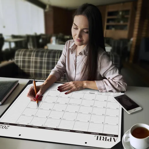 Miniatura 8 de Calendario de Escritorio 2026 - Calendario de Escritorio Grande de 12 Meses 2026, Ene.2026 - Dic.2026, 22" x 17", Calendario de Escritorio 2026