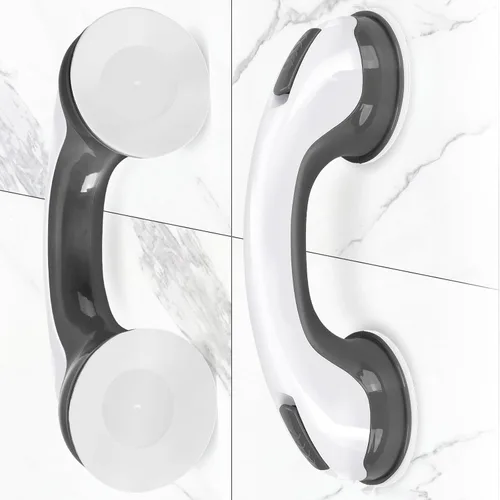 Miniatura 8 de Mango de Ducha 1 Paquete Barras de Agarre para Bañeras y Duchas, Barras de Agarre de 12 Pulgadas para Baño con Ventosa de Sujeción Fuerte, Barra