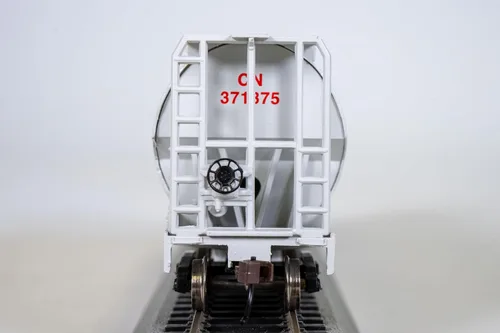 Miniatura 4 de Bachmann Trenes - Tolva de grano cilíndrica canadiense de 4 bahías - CN Environmental - Escala HO, gris, 8