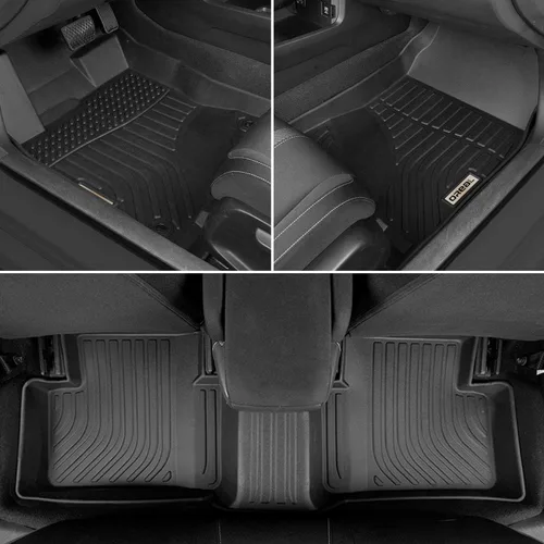 Miniatura 3 de orealtrend - Alfombrillas de piso negras de repuesto para Honda Civic Sedan 10ª 2016-2021, resistentes, protección contra todo tipo de clima