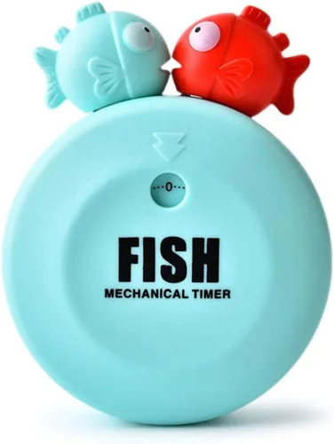 Miniatura 12 de Temporizadores de maquinaria Bobofish de dibujos animados de 60 minutos mecánico para cocina, reloj con alarma fuerte, contadores de alarma manual