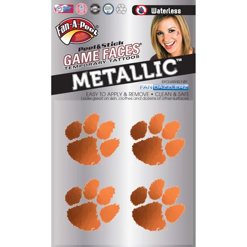 Miniatura 277 de Fan-A-Peel Tatuajes temporales sin agua del estado de Florida, hipoalergénicos, para despegar y pegar, tatuajes temporales impermeables, con Florida
