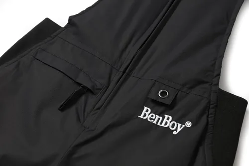 Miniatura 4 de Lelaki Baberos de esquí de nieve para niños pequeños, con aislamiento Waterporoof Ripstop para invierno, pantalones de snowboard para niños y niñas