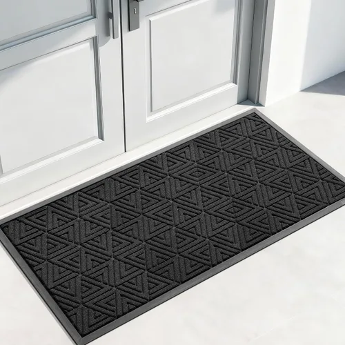 Miniatura 102 de Yimobra Alfombra para Puerta Delantera Exterior Entrada 29.5x17, Impermeable Resistente Alfombras Exteriores para Puerta Delantera, Alfombra