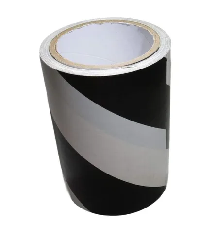 Miniatura 10 de GGR Supplies SST-618C Cinta de seguridad adhesiva de franja de advertencia de peligro negra y amarilla: 2" de ancho x 18 yardas. Negro y amarillo