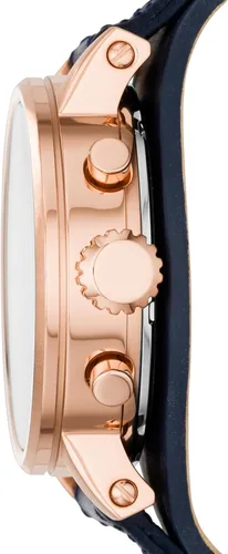 Miniatura 3 de Fossil Reloj de mujer original Boyfriend con cronógrafo y brazalete de cuero genuino
