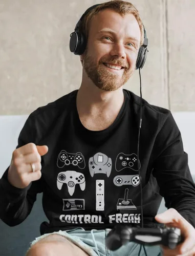 Miniatura 2 de Sudadera Eat Sleep Game, con capucha, regalo para jugador, para hombre