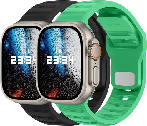 Miniatura 26 de UC1 Banda para Apple Watch para Mujeres y Hombres Se Ultra 2 de 40mm 44mm 46mm 42mm 45mm 41mm 38mm 49mm Series 10 9 8 7 6 5 4 3 iWatch Correa