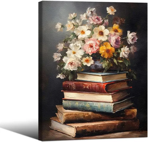 Miniatura 27 de Póster de libro gótico de academia oscura vintage de mediados de siglo, arte de pared de lienzo victoriano de estilo bohemio, impresiones estéticas