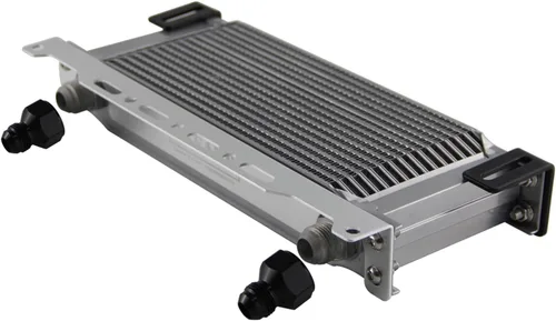 Miniatura 5 de Kit de soporte de montaje para enfriador de aceite de 16 filas 10AN con placa apilada para motor, enfriador de aceite de transmisión de aluminio